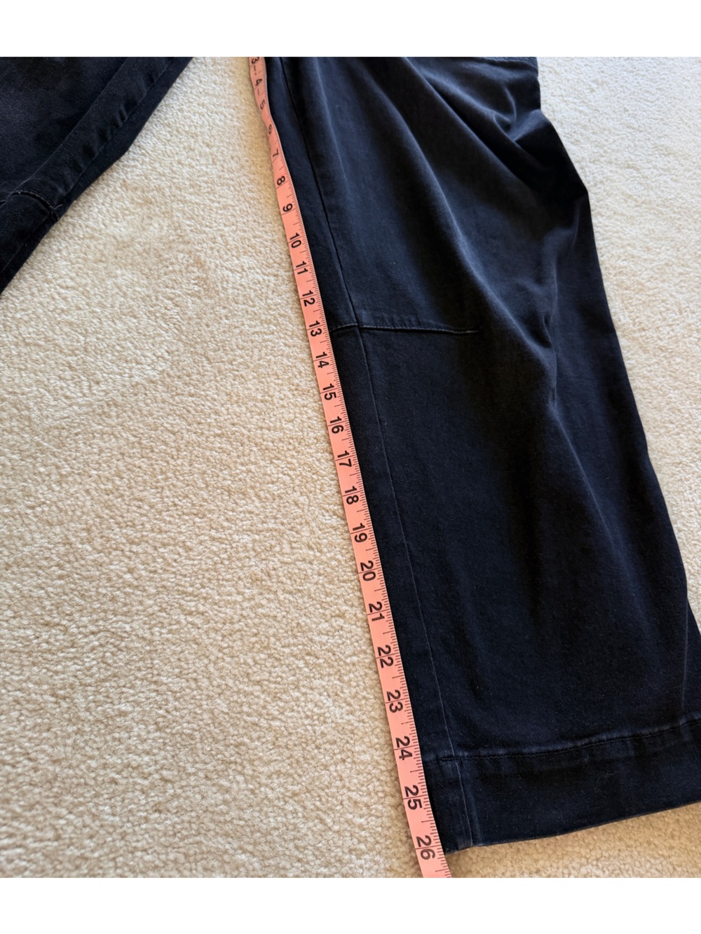Evereve KUT from the Kloth Ashton Barrel Leg Jeans Black Sz 12 High Rise Denim - Picture 7 of 9